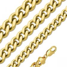 HighPolish Stainless Steel Gold PVD Cuban Link Chain